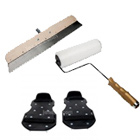 Squeegees; Brushes; Rakes; Rollers; and Spikes