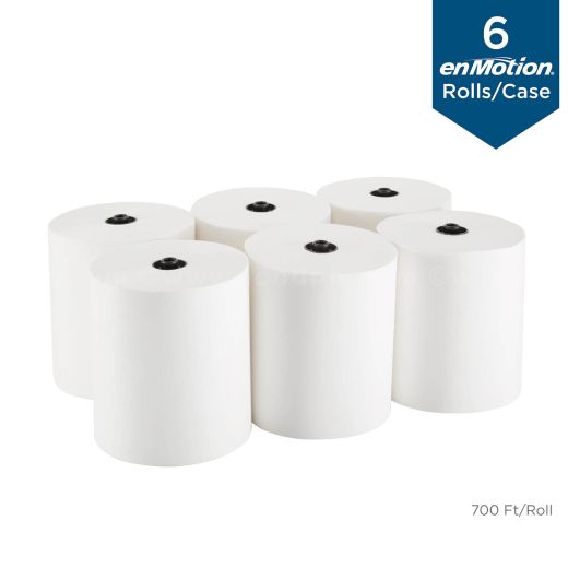 Georgia Pacific enMotion 8 Paper Towel Rolls, White (6 PK)