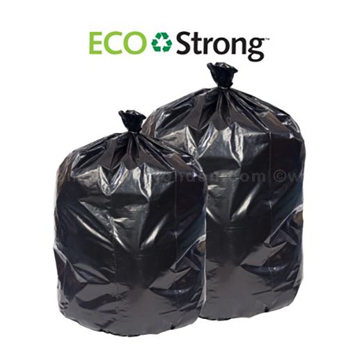 Unitex® Trash Liners, Eco Strong™, Low Density, Black