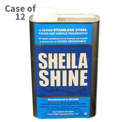 Sheila Shine Stainless Steel Cleaner & Polish, 32 oz (12 PK)