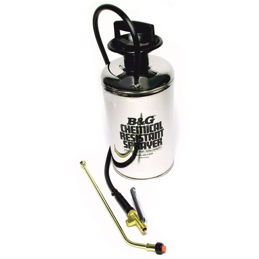 Chemical‐Resistant Stainless Steel Pump‐Up Sprayer (2 Gallon)