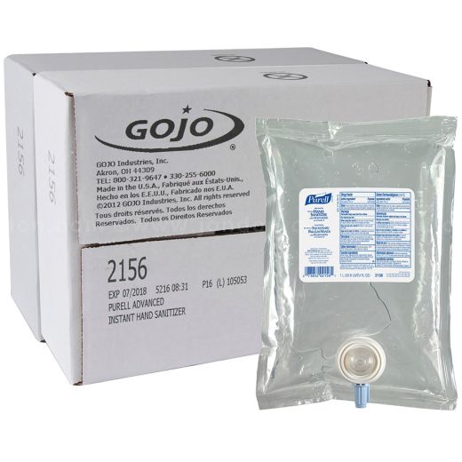 GOJO Purell LTX-12 Advanced Foam Hand Sanitizer Refill, 1200ml,  1904-02-CAN00 case of 2