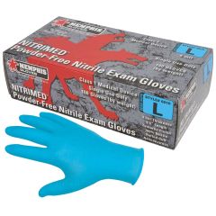 MCR Safety Nitri‑Med, Premium Nitrile Medical Grade Gloves, 4 mil, Powder Free, Blue