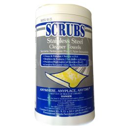 SCRUBS Stainless Steel Cleaning Wipes - ITW91956 
