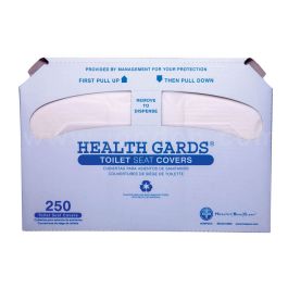HOSPECO HG-5000 HEALTH GARDS HALF-FOLD TOILET SEAT COVERS 20/250 Qty= 5000 