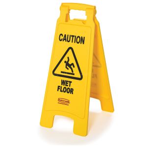English/Spanish Yellow Pack of 6 Renown 880547 Wet Floor Sign 