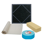 Tape and filters available at Jon-Don for wildfire cleanup
