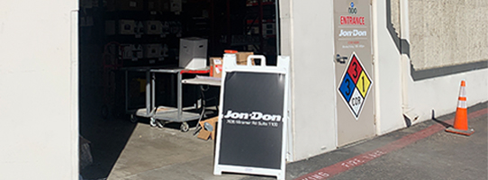Exterior view of the Jon-Don San Diego Store