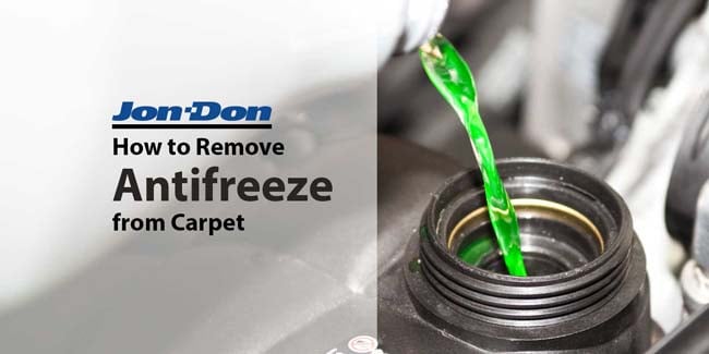 How to Remove Antifreeze from Carpet