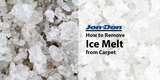 Ice Melt Removal from Carpet